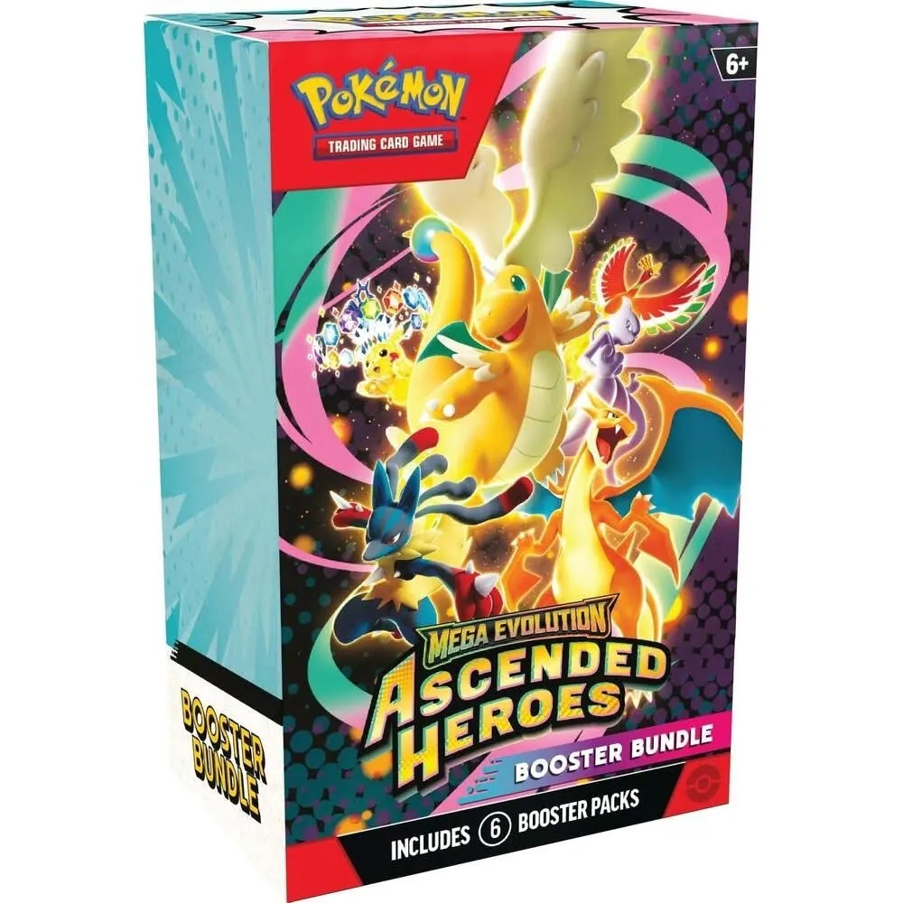 ascended hero bundle Pokemon TCG Mega Evolution Ascended Heroes Booster Bundle (ME2.5) - Image 1