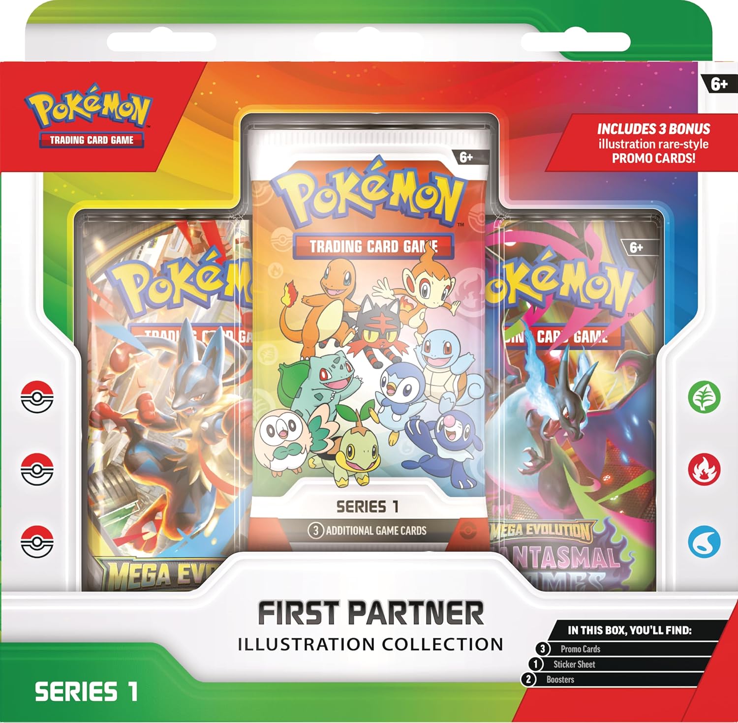 first partner Pokémon Collection Box (US) - First Partner Illustration Collection (Series 1) - Image 1